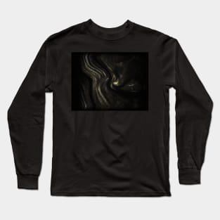 Flowing Dark Art Composition Long Sleeve T-Shirt